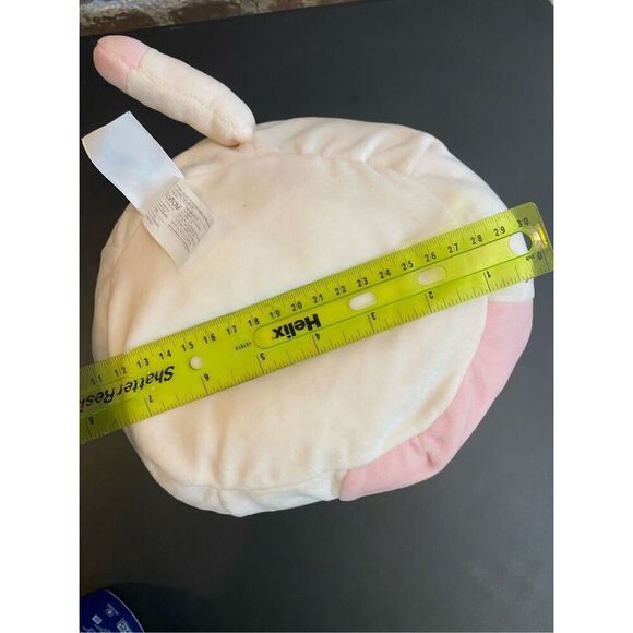 SQUISHMALLOWS Light Pink/Cream Happy Smiling Cow Steer Poly Stuffed Animal Toy L - Picture 7 of 9